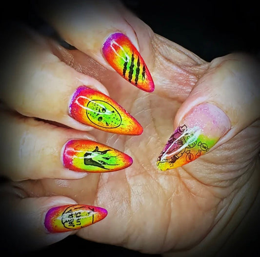 Horror Movies Nail Art Stamping Plate