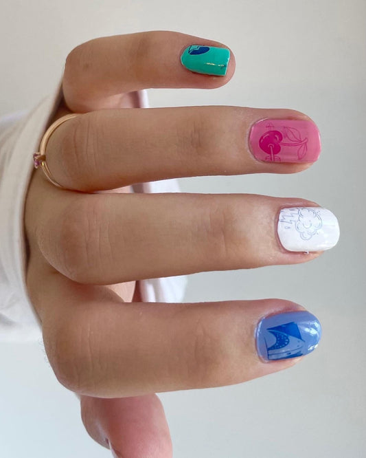 Sweet Love Valentines Nail Stamping Plate For DIY Manicure Art / Nail Art Template Stamping Tool Stencil / Stamping Plate for Nail Design