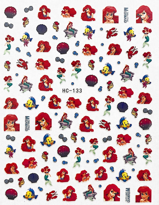 Under the sea Nail Stamp For DIY Manicure Art Nail Stamping Tool Stamping Plate / Ariel