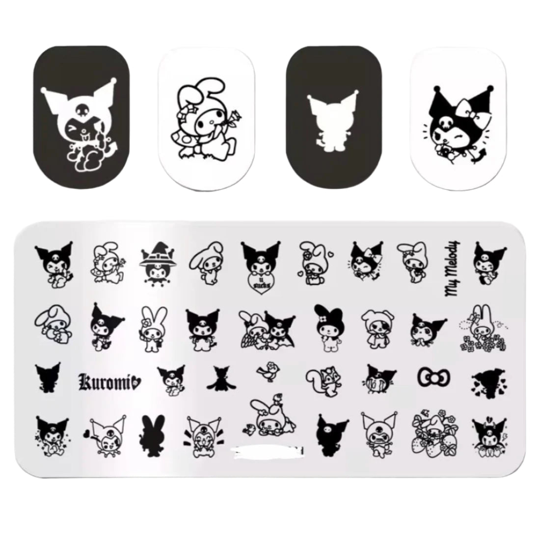 Kawaii pattern Nail Stamp Plate For DIY Manicure Nail Art Stamping Tool Stamping Plate