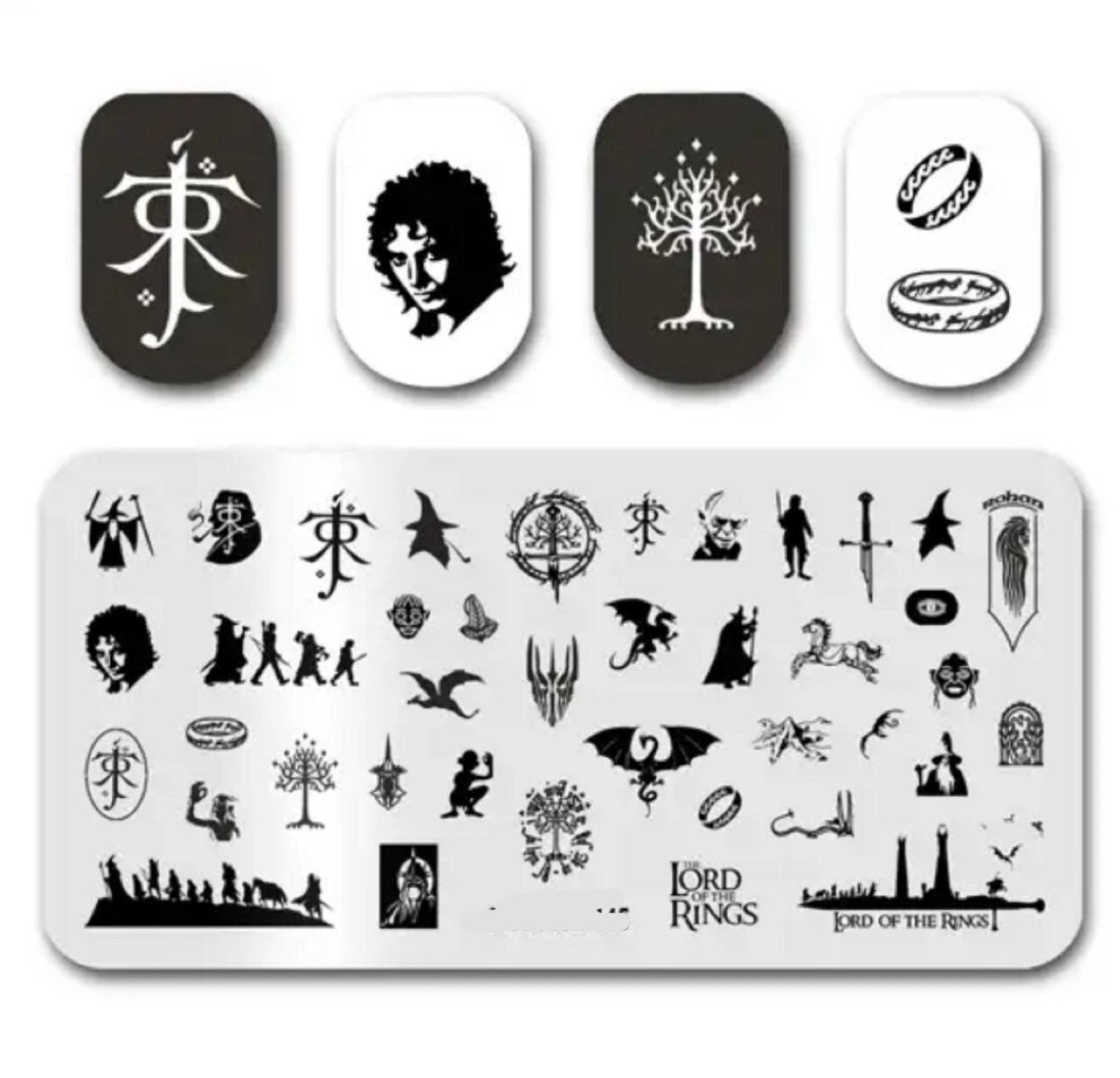 Movie Nail Stamp Plate For DIY Manicure Nail Art Stamping Tool Stamping Plate
