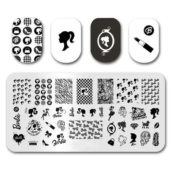 Movie inspired nails Stamp plate For DIY Manicure Art Nail Stamping Tool Stamping Plate