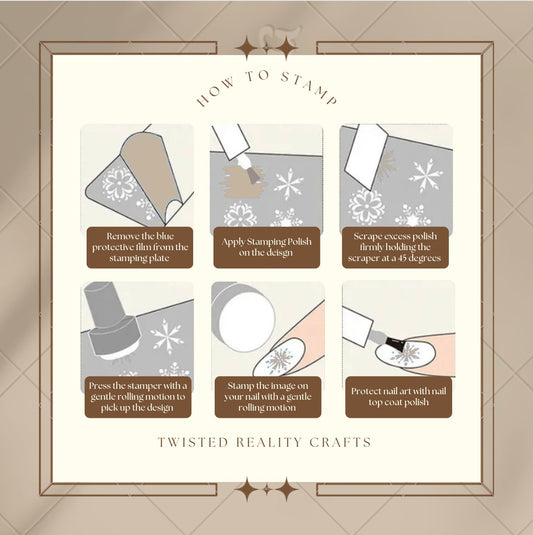 Cute cartoon Nail Stamp Plate For DIY Manicure Nail Art Stamping Tool Stamping Plate