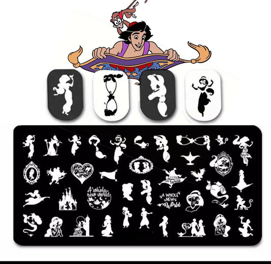 Magic Carpet Nail Stamp Plate For DIY Manicure Nail Art Stamping Tool Stamping Plate