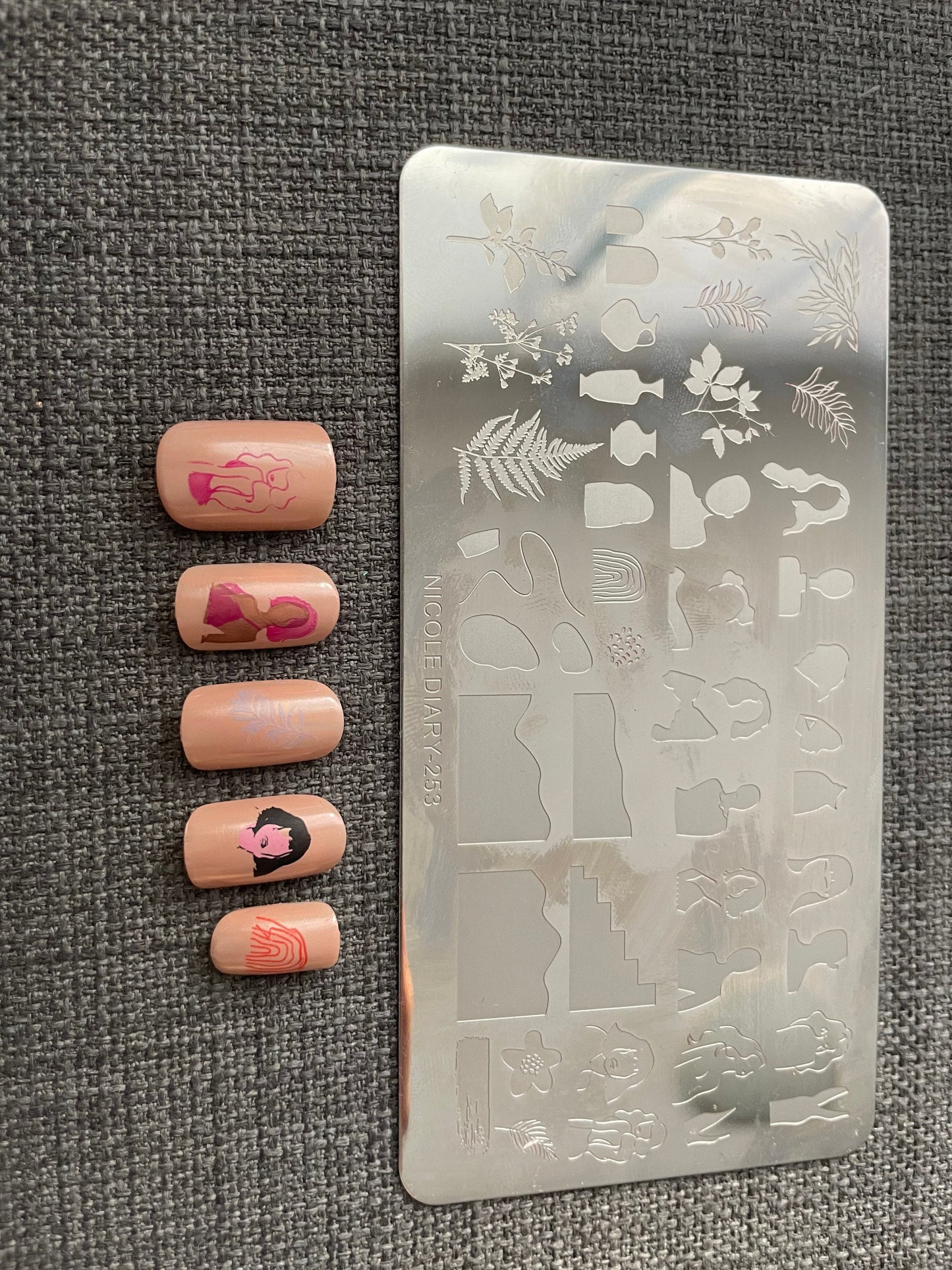 Fashion Icon Stamping Plate Nail Stamp For DIY Manicure Art Nail Stamping Tool Stamping Plate, stamping plate for nails