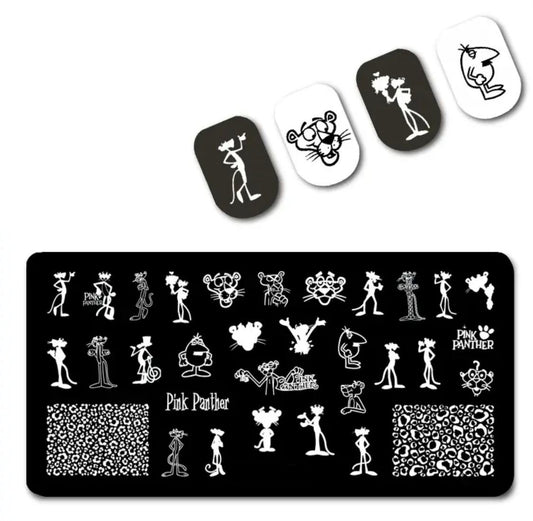 Panther Stamp For DIY Manicure Art Nail Stamping Tool Stamping Plate