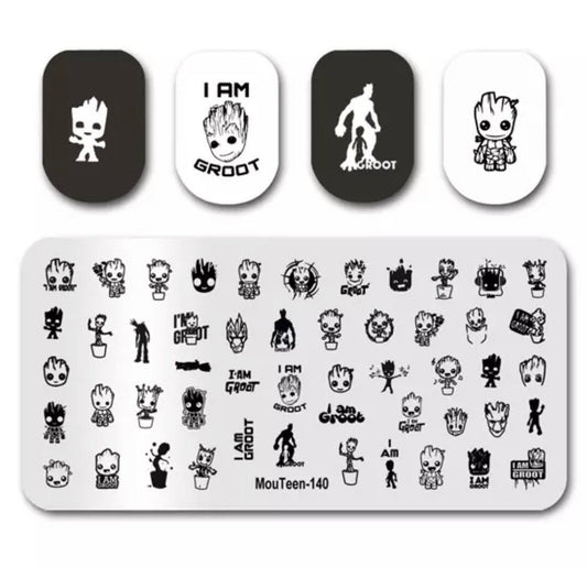 Cute cartoon Stamp plate For DIY Manicure Art Nail Stamping Tool Stamping Plate