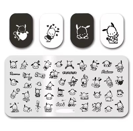 Pochaco Nail Stamp Plate For DIY Manicure Nail Art Stamping Tool Stamping Plate