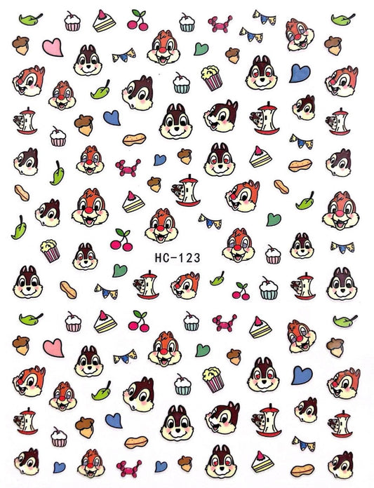 Cartoon Nail stickers / Nail art  / DIY Manicure Art Nails