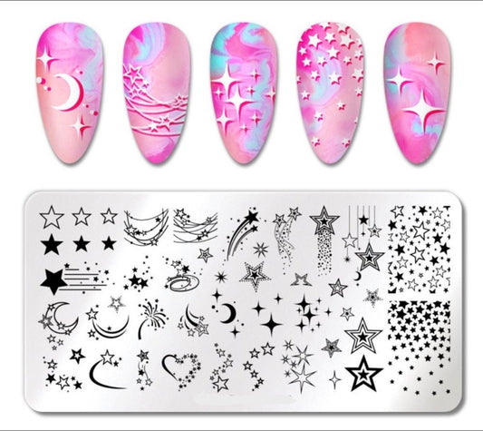 Constellations Plate Nail Stamp For DIY Manicure Art Nail Stamping Tool Stamping Plate, stamping plate for nails