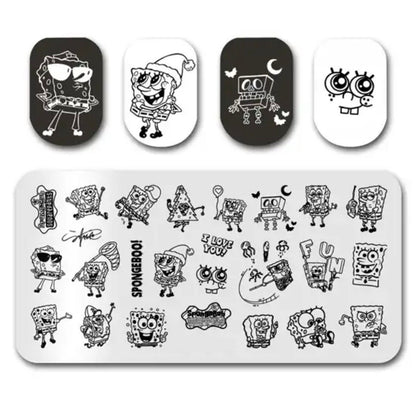 Movie Nail Stamp Plate For DIY Manicure Nail Art Stamping Tool Stamping Plate