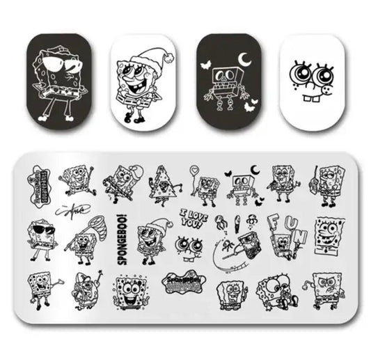 Movie Nail Stamp Plate For DIY Manicure Nail Art Stamping Tool Stamping Plate