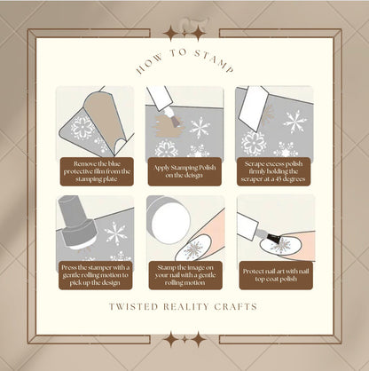 Ohana Nail Stamp Plate For DIY Manicure Nail Art Stamping Tool Stamping Plate / Lilo and Stich