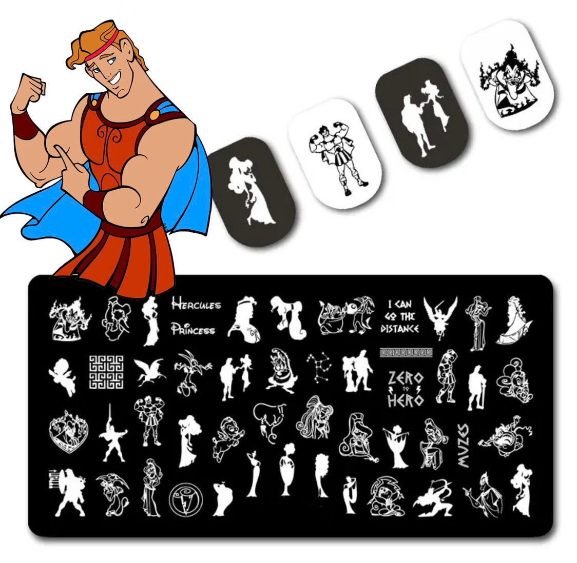 Hero Stamp For DIY Manicure Art Nail Stamping Tool Stamping Plate