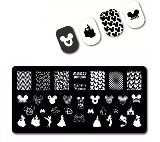 Cartoon Patterns Stamp plate For DIY Manicure Art Nail Stamping Tool Stamping Plate