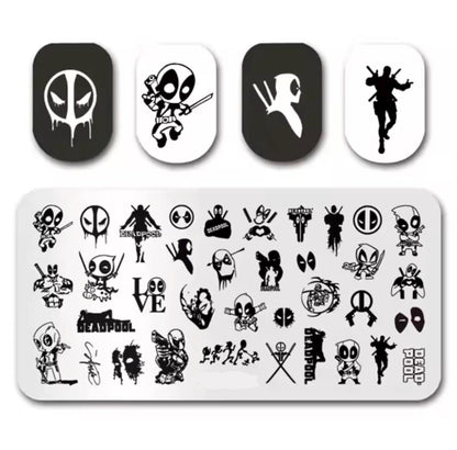 Movie Nail Stamp Plate For DIY Manicure Nail Art Stamping Tool Stamping Plate