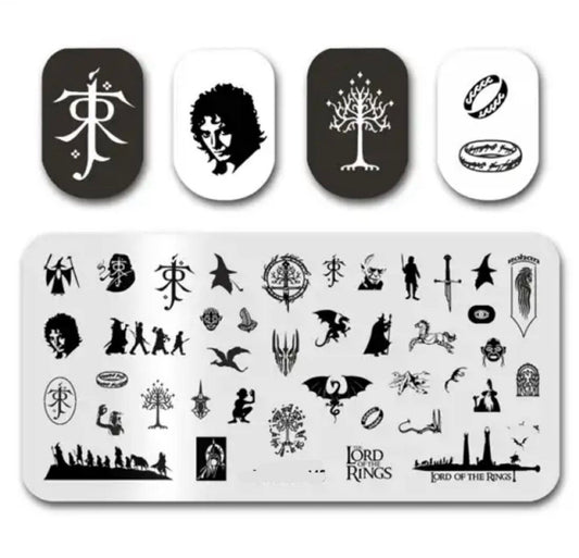 Movie Nail Stamp Plate For DIY Manicure Nail Art Stamping Tool Stamping Plate