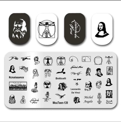 Masterpiece Stamp plate For DIY Manicure Art Nail Stamping Tool Stamping Plate