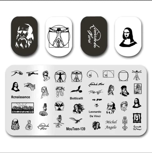Masterpiece Stamp plate For DIY Manicure Art Nail Stamping Tool Stamping Plate