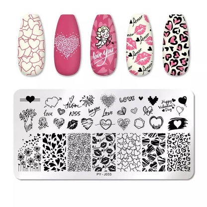 Cupid Art Stamping Plate Nail Stamp For DIY Manicure Art Nail Stamping Tool Stamping Plate