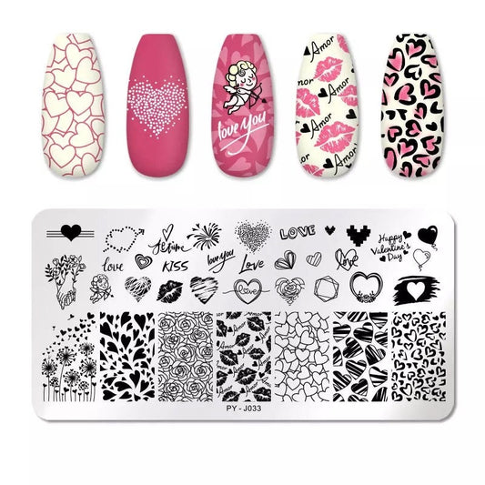 Cupid Art Stamping Plate Nail Stamp For DIY Manicure Art Nail Stamping Tool Stamping Plate