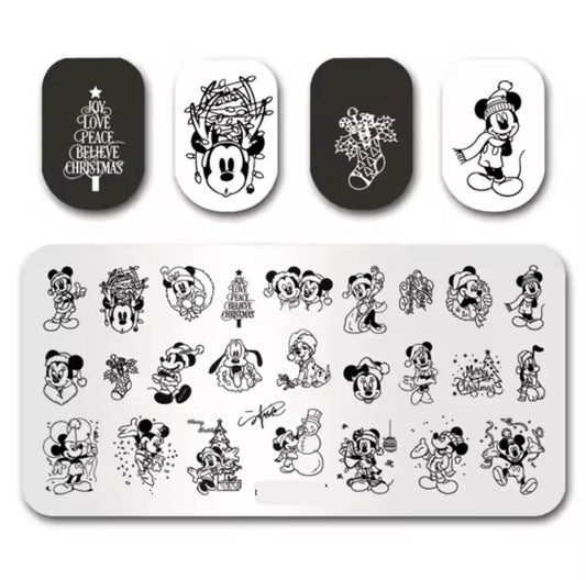 Xmas Nail Stamp Plate For DIY Manicure Nail Art Stamping Tool Stamping Plate