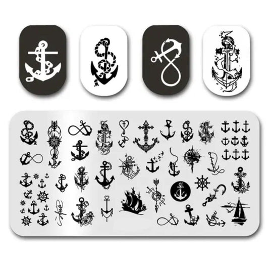 Movie inspired Stamp plate For DIY Manicure Art Nail Stamping Tool Stamping Plate