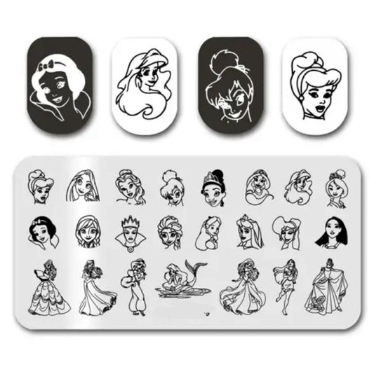 cartoon for nails Stamp plate For DIY Manicure Art Nail Stamping Tool Stamping Plate