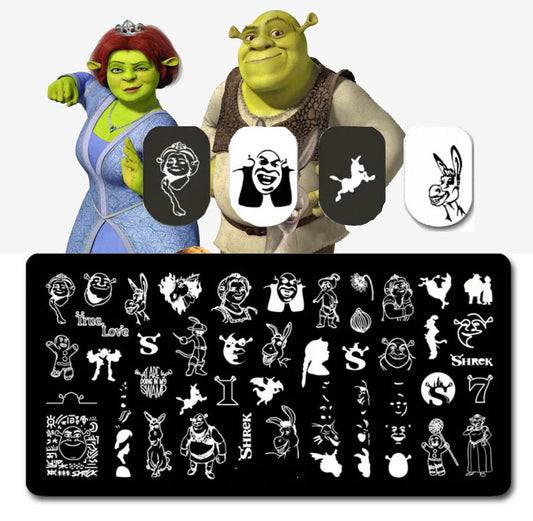 Ogre Stamp For DIY Manicure Art Nail Stamping Tool Stamping Plate