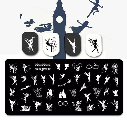 Cartoon Nail Stamp Plate For DIY Manicure Nail Art Stamping Tool Stamping Plate